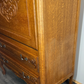 Cabinet Vintage French Louis XIV Style Drop Front Cupboard Sideboard LOT 2646