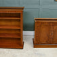 Georgian Style Open Fronted Bookcase Display Cabinet - Mahogany