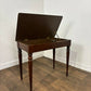 Reproduction Mahogany Storage Table with Lift-Up Top