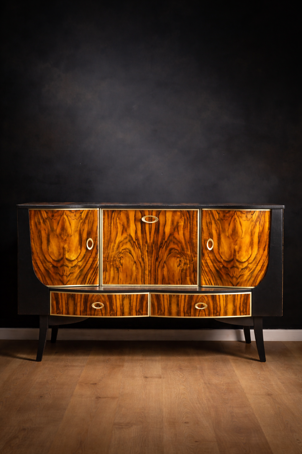 Crimson Crimson Cocktail Cabinet | Drinks Cabinet | Mid Century Bar Cabinet | Statement Home Bar