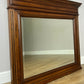 Mirror Antique French Style Walnut Large Bevelled Glass Wall Mirror LOT 6529