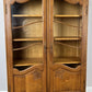 Bookcase Vintage French Louis XIV Style Oak Display Cabinet Sideboard LOT 6359