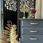 Stag Minstrel Pair Bedside Cabinets Painted Black