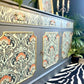 Upcycled Vintage Sideboard, Tv Unit , William Morris Print , Living Room, Dining Room Storage.