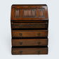 Old Charm Bureau Desk Micro Office Tudor Brown Fitted Interior FREE Delivery