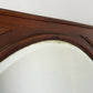 Mirror Antique French Style Oak Arched Carved Large Wall Mirror LOT 6530