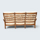 Ercol 3str Sofa Sunningdale Range Bird Print Golden Dawn Frame FREE UK Delivery
