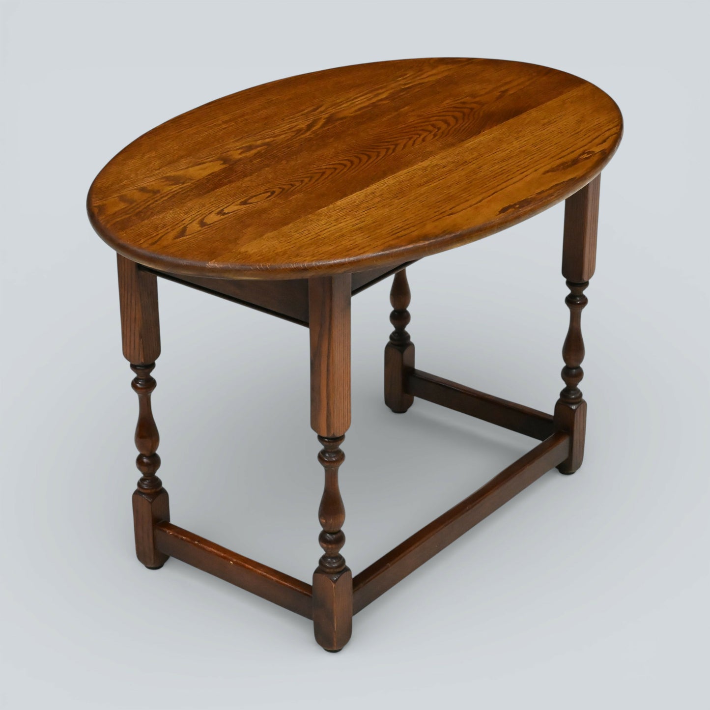 Old Charm Oval Coffee Table Tudor Style 54cm x 82cm Oak FREE UK Delivery