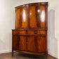 Reproduction Mahogany Bow Fronted Side Cabinet