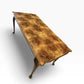 Burr Walnut Queen Anne style dining table
