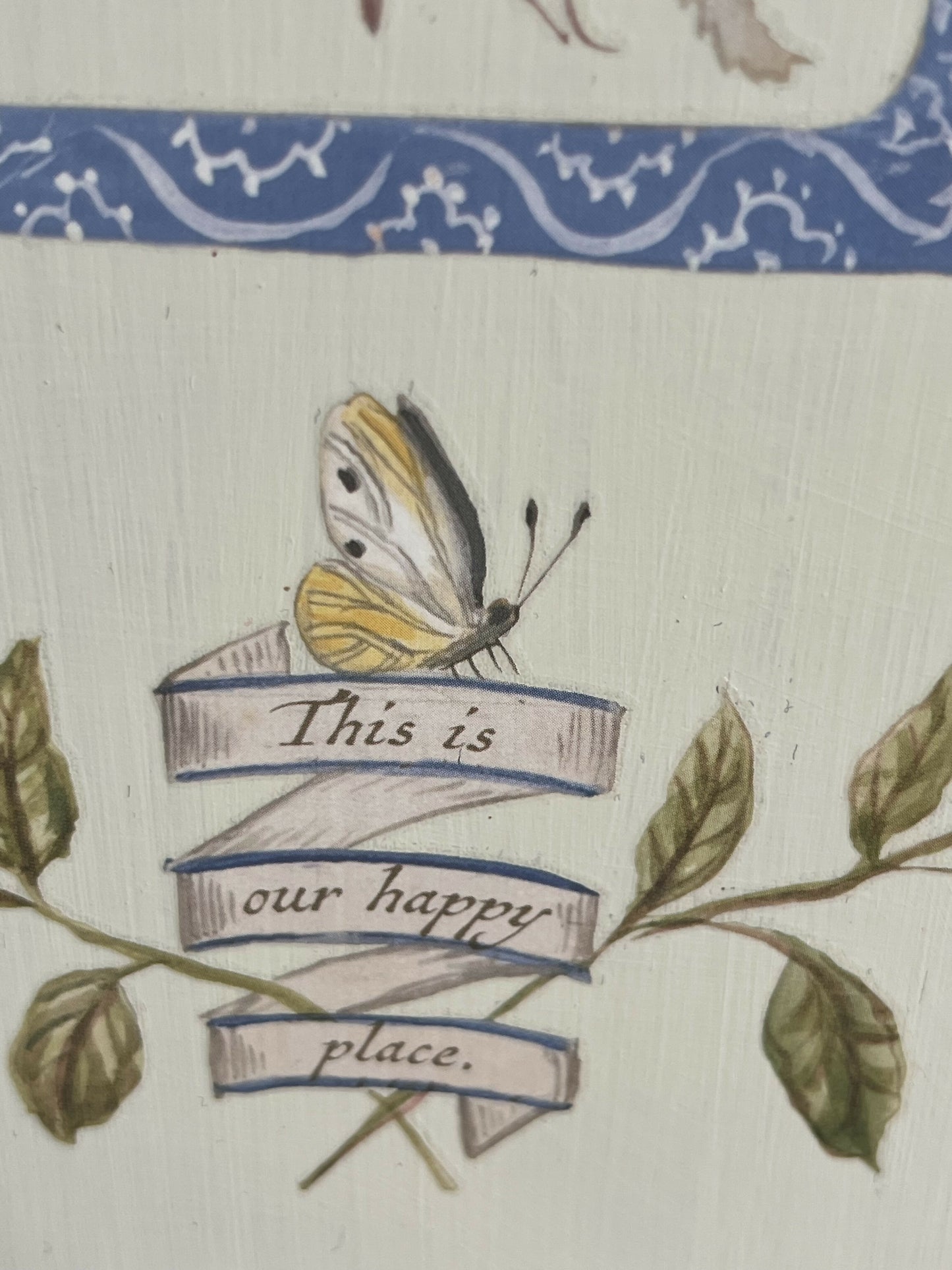 Blue Folky Cabinet