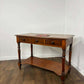 Victorian Mahogany Washstand with Two Drawers & Ceramic Bowl