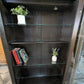 Pair Ercol Display Cabinets Freestanding - 5 FT - Dark Finish