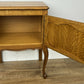 Pair of Bedside Tables Vintage French Louis Oak Nightstands Cabinets LOT 6214