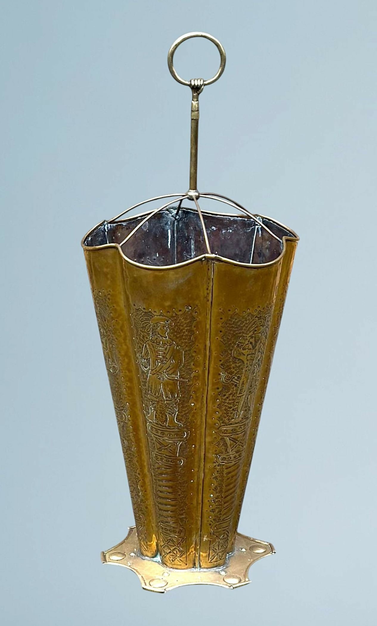 Antique Brass Stick Stand / Brass Umbrella Stand