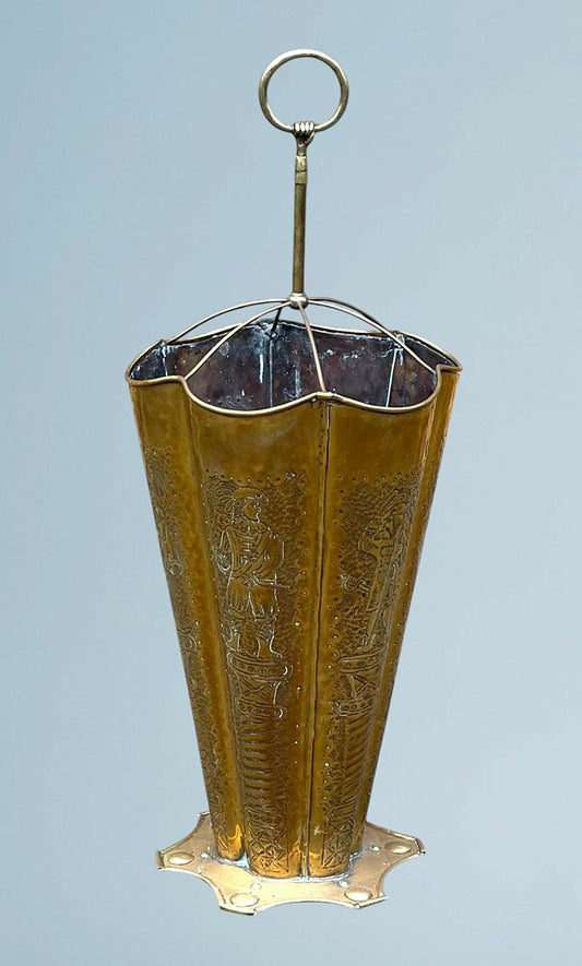 Antique Brass Stick Stand / Brass Umbrella Stand