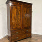 Victorian Mahogany Hanging Cupboard / Wardrobe
