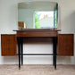 Mid century retro vintage dressing table drawers mirror Nathan