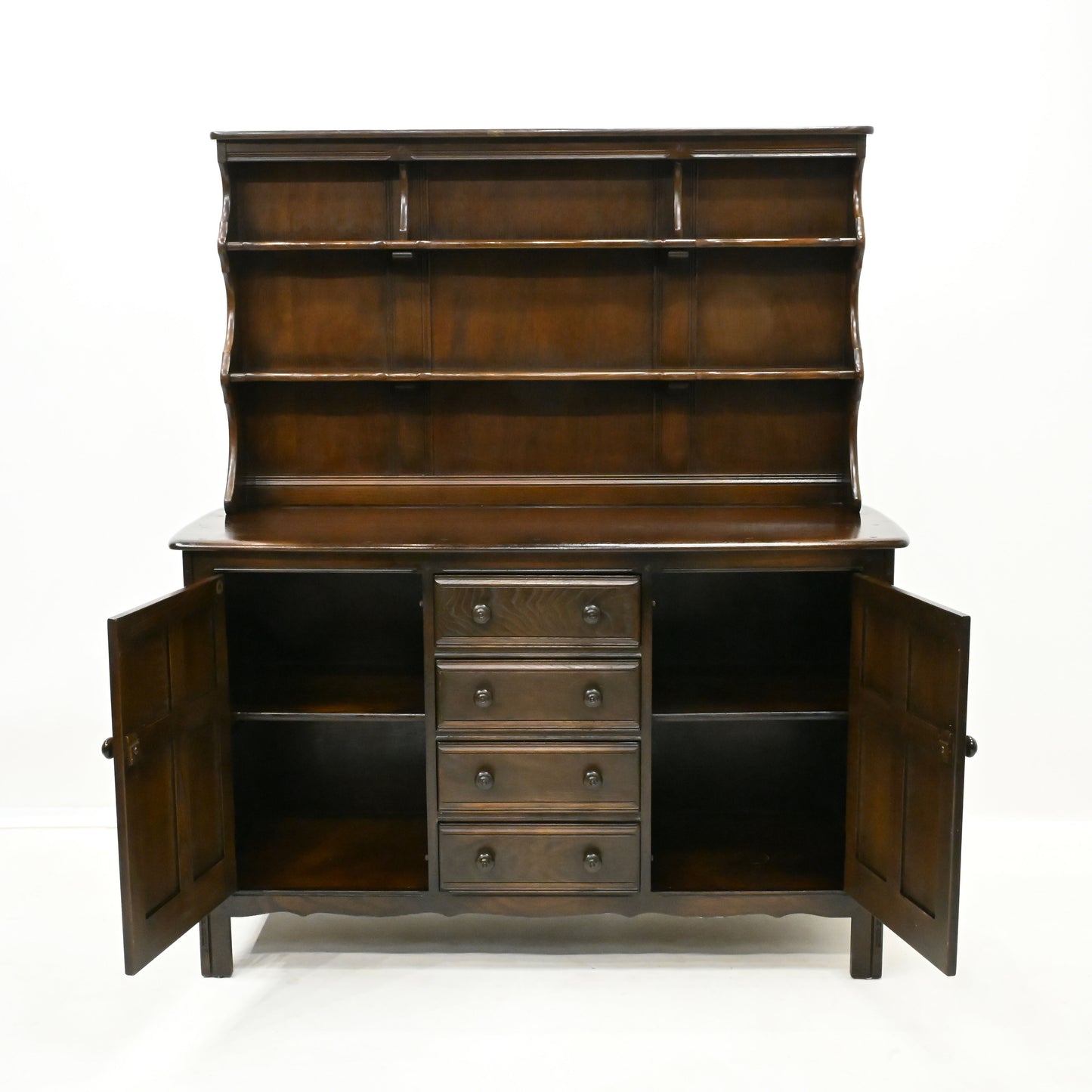 Ercol Kitchen/Dining Room Dresser 4 Drawers 2 Cupboards FREE UK Delivery. SBR10049/0702E