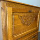 Cabinet Vintage French Louis XIV Style Writing Bureau Carved Sideboard LOT 3526
