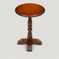 Old Charm Wine/Side Table Pedestal Tudor Brown Model 2217 VGC FREE Delivery*. SBR10751/2307E