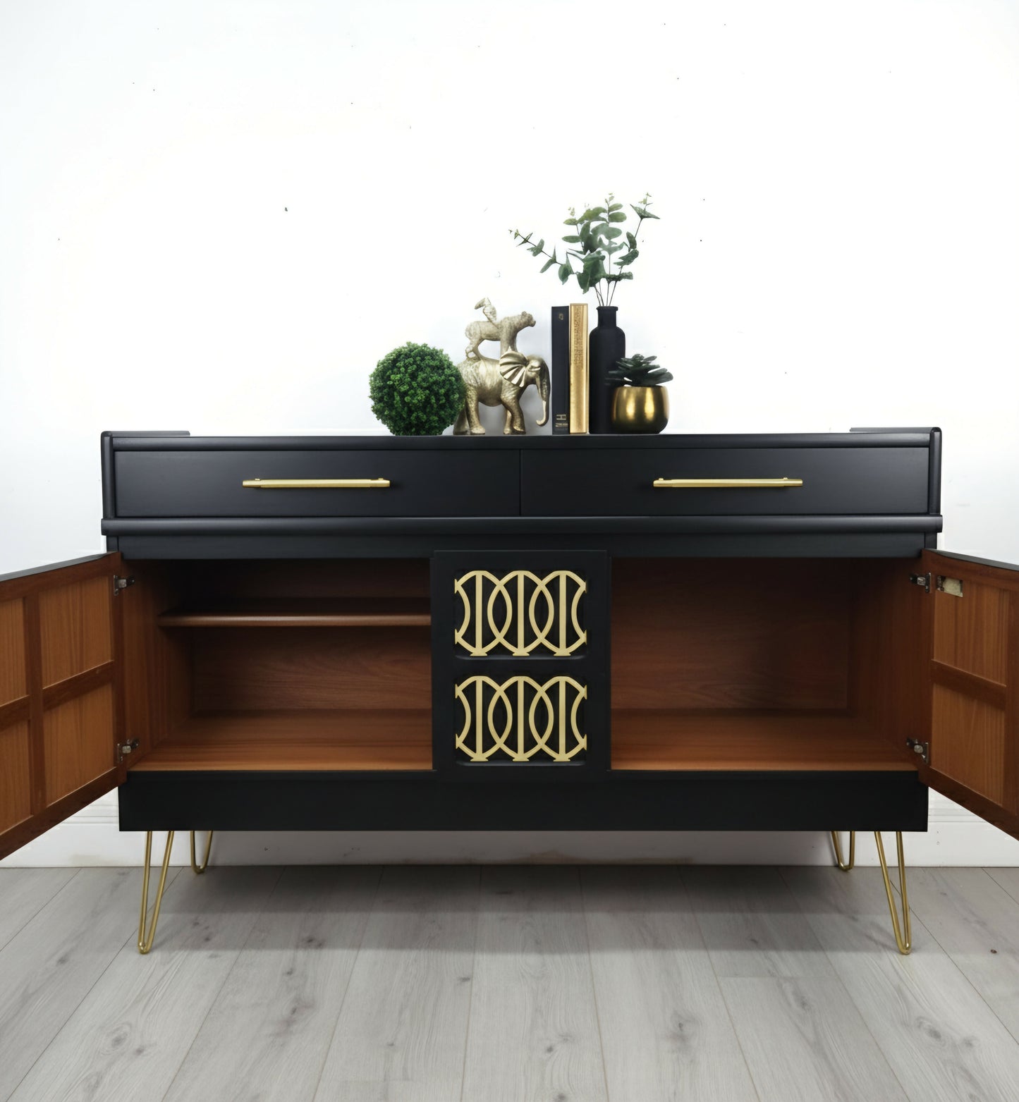 MADE TO ORDER- Midcentury Nathan sideboard in black