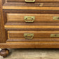 Chest of Drawers Antique French Style Oak Marble Top Carved Cabinet LOT 6448