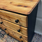 Pine Chest of 4 Drawers and matching bedside set of 3 drawers.