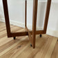 Mid Century Vintage Glass Side Coffee Table Minimalist