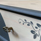 Single pine bedside drawer unit