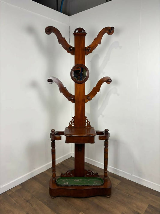 Victorian Mahogany Totem Hat & Coat Stand
