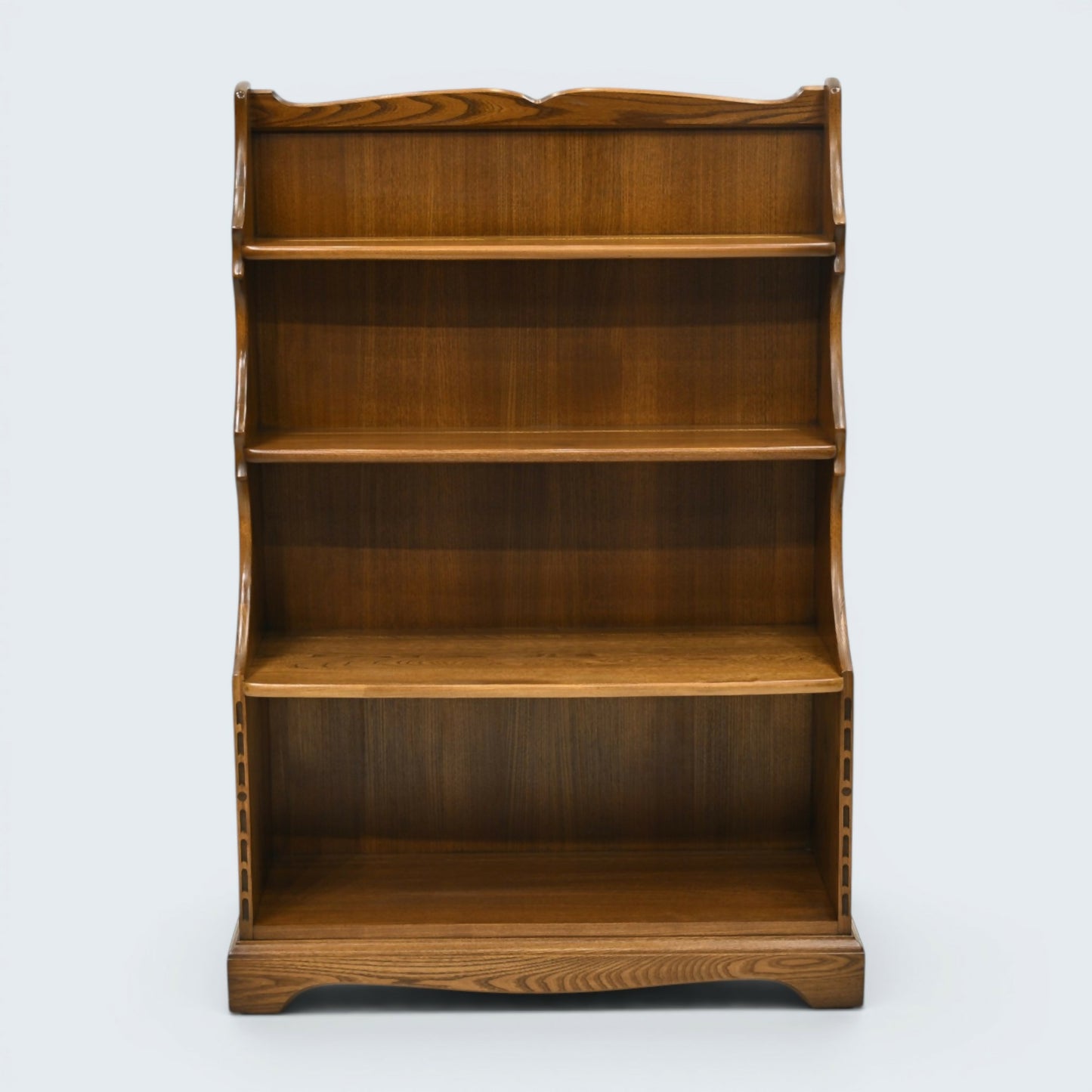 Ercol Waterfall Bookcase 3 Shelves Golden Dawn Solid Elm Shelf FREE UK Delivery