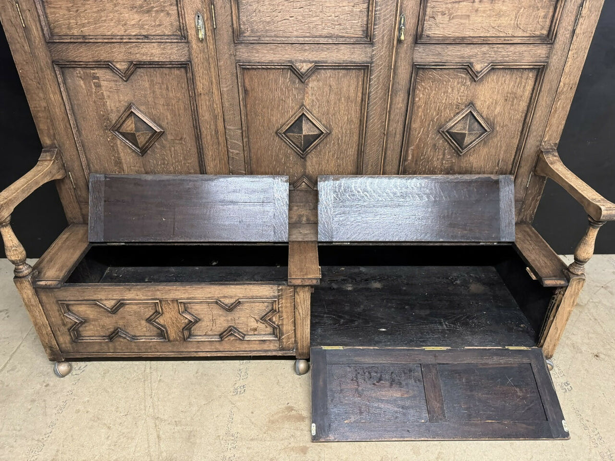 Large Boot Room or Hall Bench Cupboard