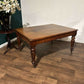Victorian Oak Library Table