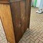 Vintage Mahogany Bookcase Display Cabinet With Adjustable Shelves
