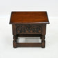 Old Charm Oak Slipper Box Footstool Joint Stool Tudor Brown Finish Free Delivery. SBR10303/0704E