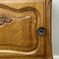 Pair of Bedside Tables Vintage French Louis Oak Nightstands Cabinets LOT 6214