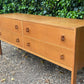 Vintage 1970's 'Savana Range' Oak Chest Of Drawers By Stag