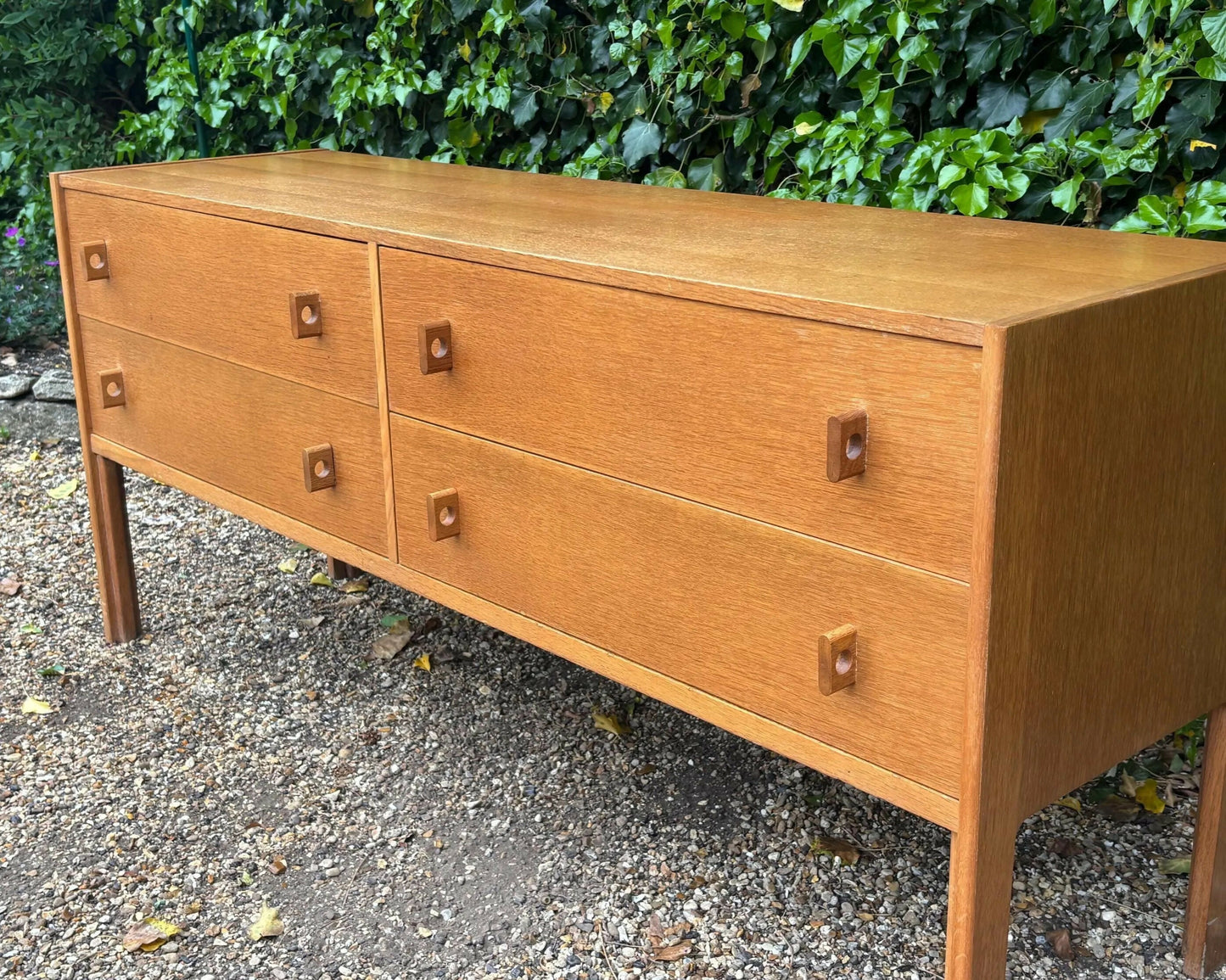 Vintage 1970's 'Savana Range' Oak Chest Of Drawers By Stag