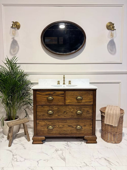 Traditional Bathroom Vintage Vanity Unit
