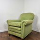 Edwardian Green Upholstered Club Chair
