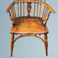 Yew Wood Low Back Windsor Arm Chair