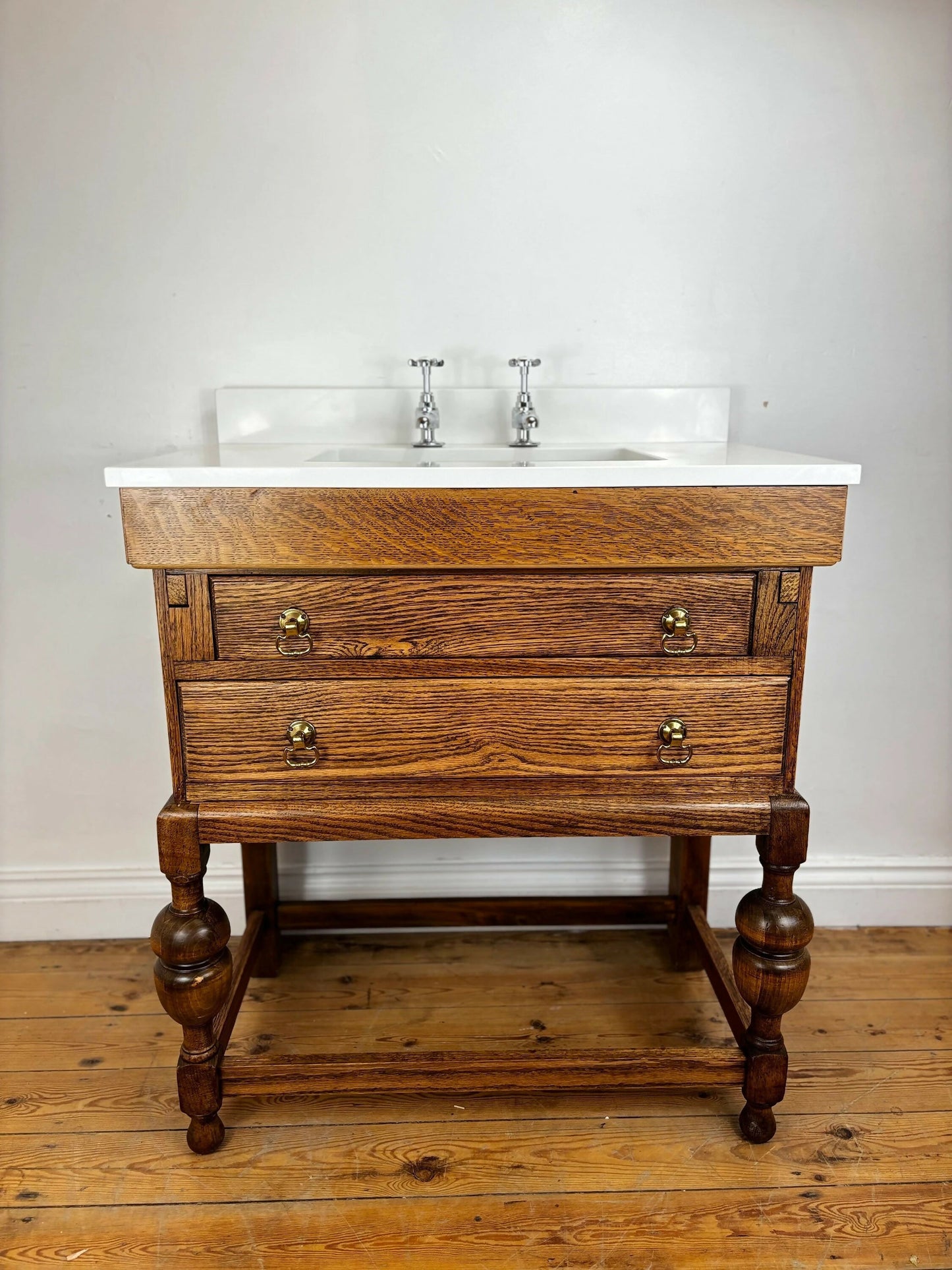 Vintage Vanity Unit Made to Order Vanity Unit Custom Made Bathroom Furniture Antique Vintage Traditional Bathroom Washstand Basin Unit