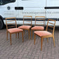 Mid Century McIntosh Teak Extending Dining Table & 4 Chairs