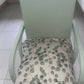 Mid century chair. Comes in two pieces. Very cool. Sage green - you choose your fabric.