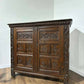 17th Century & Later Carved Oak Livery or Hall Cupboard