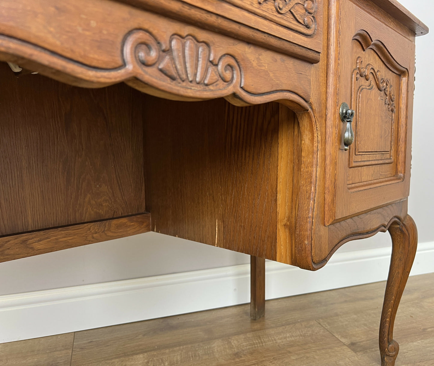 Dressing Table with Mirror Vintage French Louis Vanity Table Makeup LOT 6341