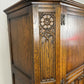 Vintage Oak Priory Style Double Wardrobe