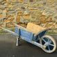 Antique French Painted Wheelbarrow, Early 1900s