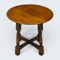 Old Charm Style Round Side Coffee Table Vintage Solid Oak FREE UK Delivery